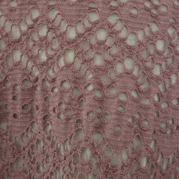 Anthropologie Deletta Tank Top Lilac Eyelet sz M - Picture 2 of 6